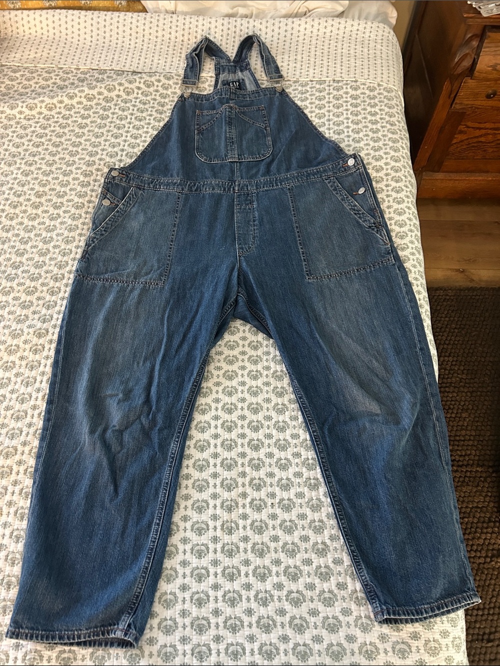 Classic Blue Denim Overalls for Women- Durable Workwear